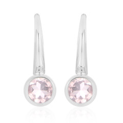 Orecchini in argento con Quarzo Rosa