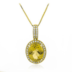 Collana in oro con Berillo Imperiale (AMAYANI)