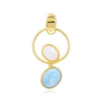 Ciondolo in argento con Larimar