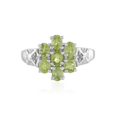 Anello in argento con Peridoto