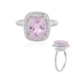 Anello in argento con Kunzite