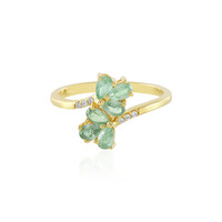 Anello in argento con Cianite Menta
