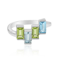 Anello in argento con Peridoto