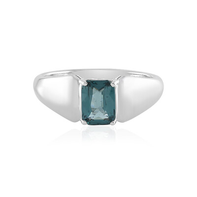 Anello in oro con Spinello Blu Cobalto Luc Yen (AMAYANI)