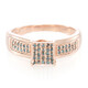 Anello placcato in oro con Diamante Fancy