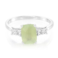 Anello in argento con Prehnite