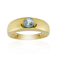 Anello in argento con Topazio Blu Cielo