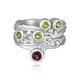 Anello in argento con Rodolite