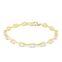 Bracciale in argento con Topazio Bianco