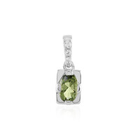 Ciondolo in argento con Moldavite