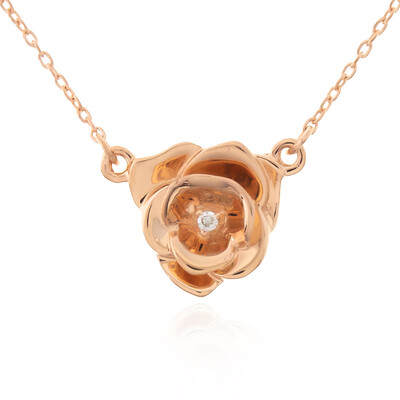Collana in argento con Diamante SI2 (H)