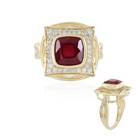 Anello in oro con Rubino del Madagascar