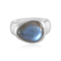 Anello in argento con Labradorite
