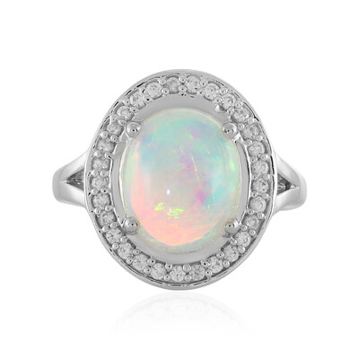 Anello in argento con Opale di Welo