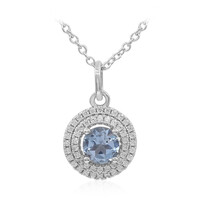 Collana in argento con Topazio Blu Cielo