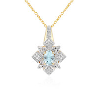 Collana in argento con Acquamarina