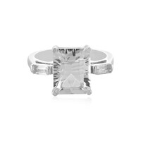 Anello in argento con Quarzo Bianco