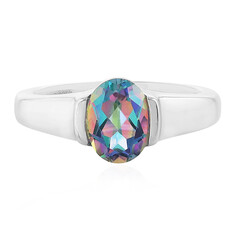 Anello in argento con Topazio Rugiada Mattutina