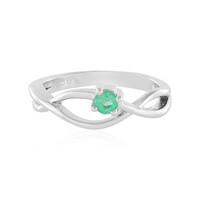 Anello in argento con Smeraldo Russo