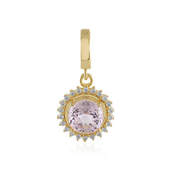 Ciondolo in argento con Kunzite