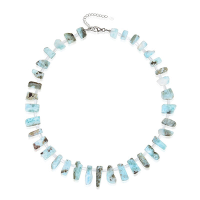Collana in argento con Larimar