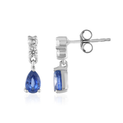 Orecchini in argento con Cianite del Nepal