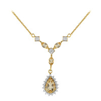 Collana in argento con Citrino