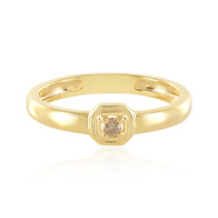 Anello in argento con Diamante Champagne I3