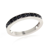 Anello in argento con Spinello Nero