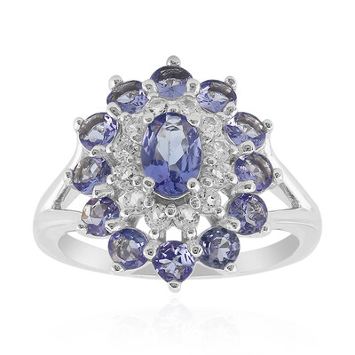 Anello in argento con Tanzanite