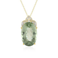 Collana in argento con Ametista Verde (Gems en Vogue)