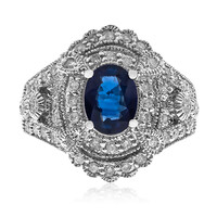 Anello in oro con Zaffiro Ceylon (CIRARI)
