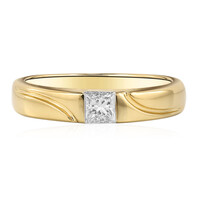 Anello in oro con Diamante IF (D)