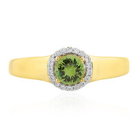 Anello in argento con Demantoide Russo