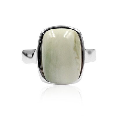 Anello in argento con Serpentino