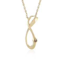 Collana in oro con Diamante Cioccolato I1