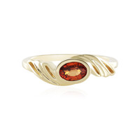 Anello in oro con Zaffiro Padparadscha