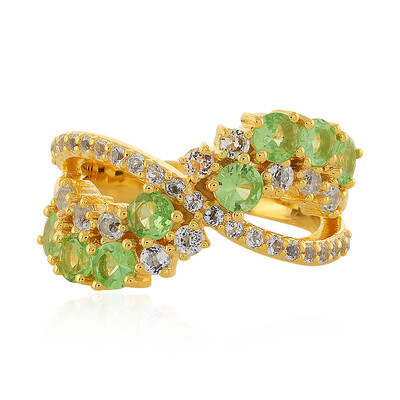 Anello in argento con Tsavorite