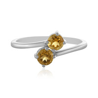 Anello in argento con Citrino