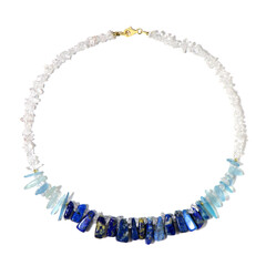 Collana in argento con Quarzo Bianco