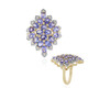 Anello in argento con Tanzanite