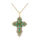 Collana in argento con Smeraldo Brasiliano