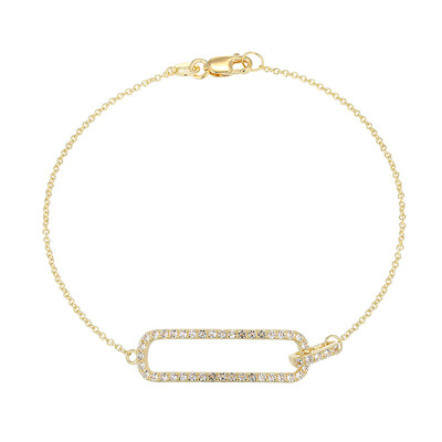 Bracciale in argento con Topazio Bianco