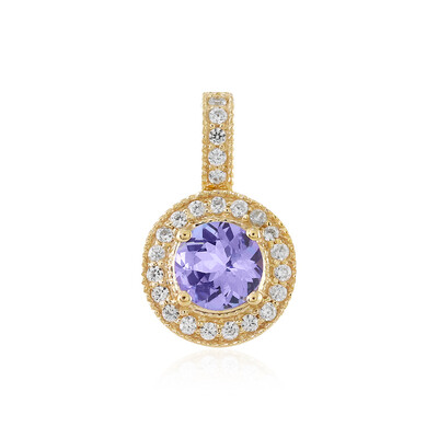 Ciondolo in oro con Tanzanite (non riscaldata)