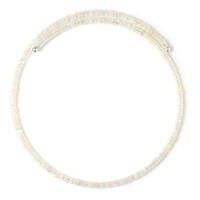 Collana rigida in acciaio con Opale di Welo (Riya)