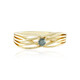 Anello in argento con Diamante Blu I2
