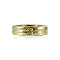 Anello in argento con Diamante Giallo I1