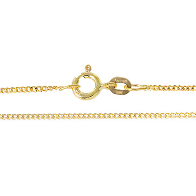 Catena grumetta piatta in Oro Giallo 14K - 45 cm - 2,29 g