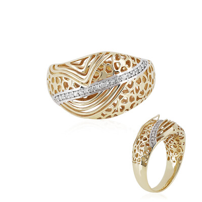 Anello in oro con Diamante I1 (I)  (Ornaments by de Melo)