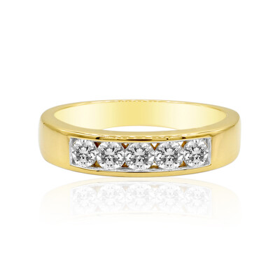Anello in oro con Diamante IF (D) (Annette)